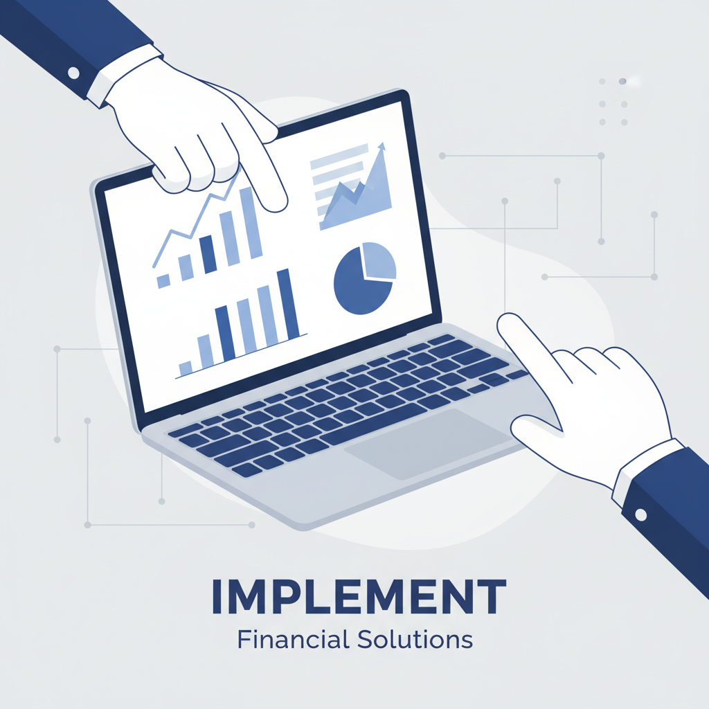 Implement step illustration